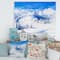 Designart - Winter Mountain Landscape With Wooden House - Traditional Canvas Wall Art Print